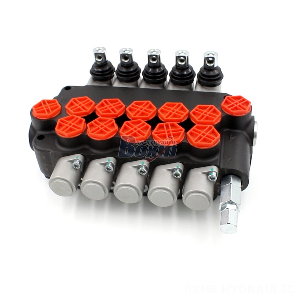 Auxiliary Hydraulic Valve For Tractor Top Manufacturer of P80-G34-5OT 5 Spool Directional Valve main image