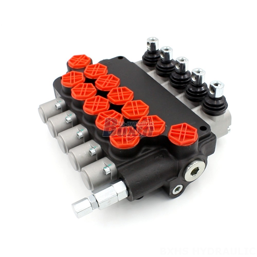 Auxiliary Hydraulic Valve For Tractor Top Manufacturer of P80-G34-5OT 5 Spool Directional Valve main image