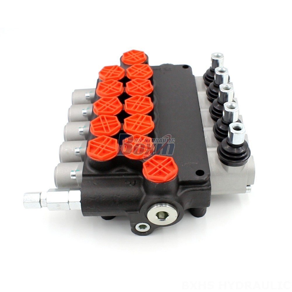 2 Spool Joystick Hydraulic Control Valve Customize P80-G34-5OT Directional Valve to Your Needs main image