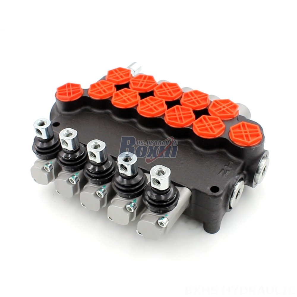 Directional Control Valve 8 Spools Monoblock OEM/ODM P80-G34-5OT 5 Spool Directional Valve main image
