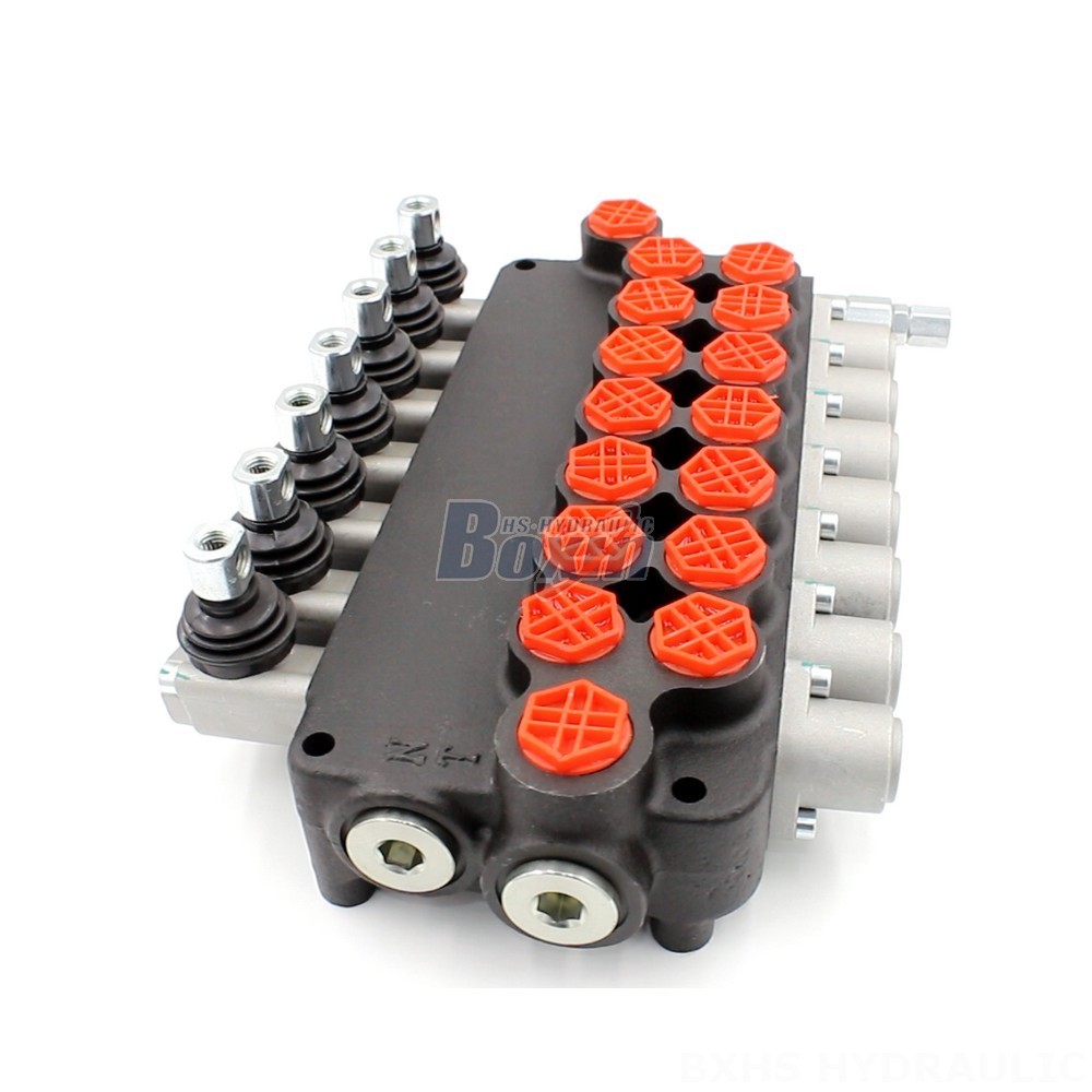 Three Spool Hydraulic Valve Manual Monoblock Directional Valve - P80-G34-7OT | Wholesale & OEM main image