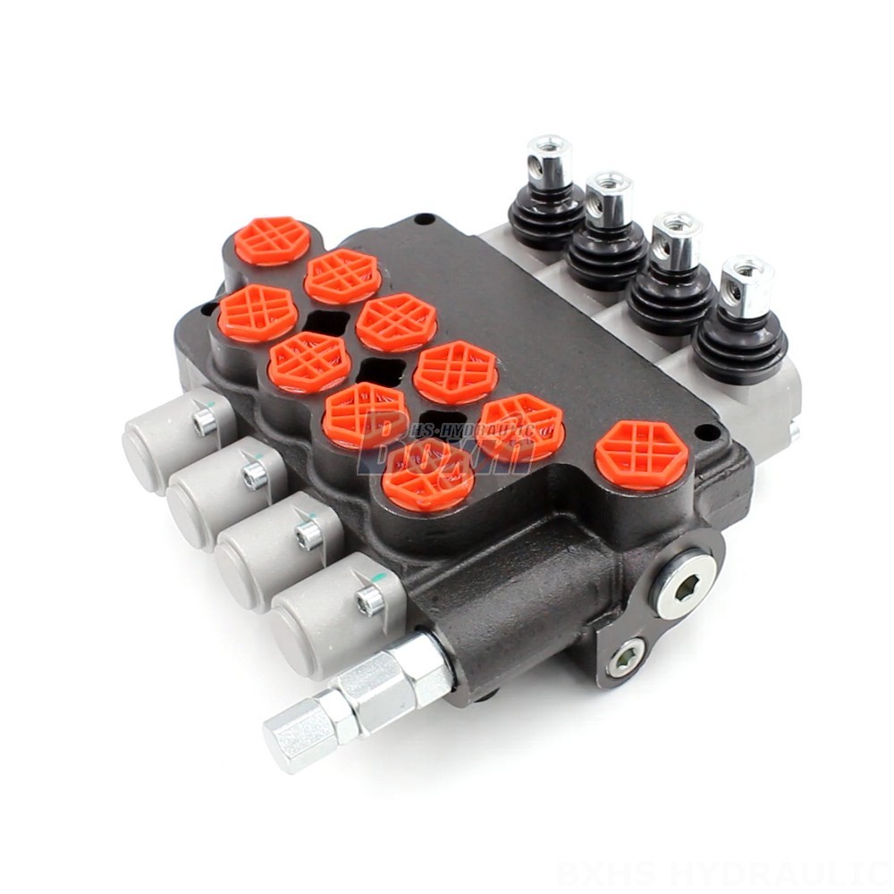 Spool Lever P80-G34-G12 Manual 4 Spool Monoblock Directional Valve | Wholesale & OEM cover photo