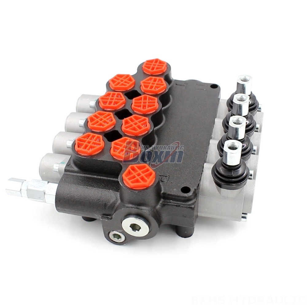 Spool Lever P80-G34-G12 Manual 4 Spool Monoblock Directional Valve | Wholesale & OEM main image