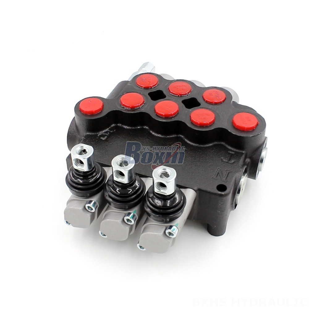 Hydraulic Solenoid Valve 12 Volt P80-U78-3OT Manual 3 Spool Directional Valve | Partner with Us cover photo