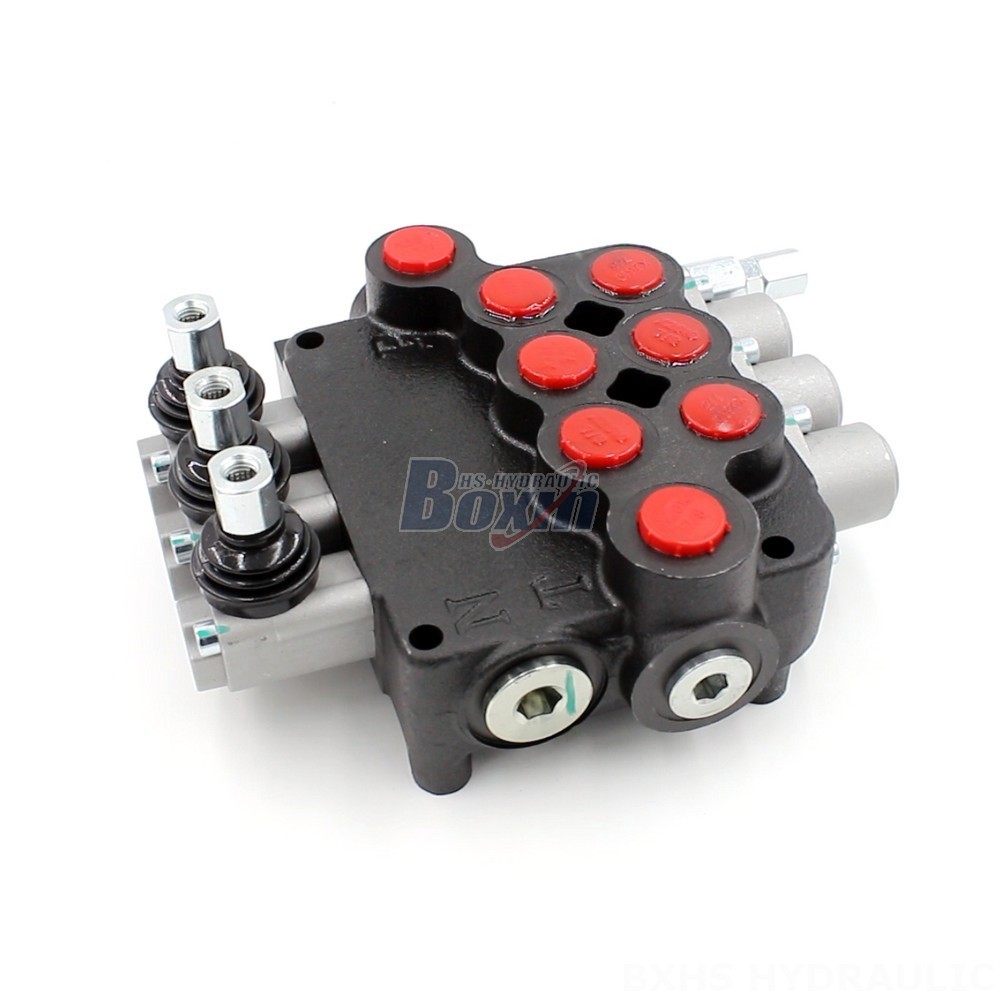 Hydraulic Solenoid Valve 12 Volt P80-U78-3OT Manual 3 Spool Directional Valve | Partner with Us main image
