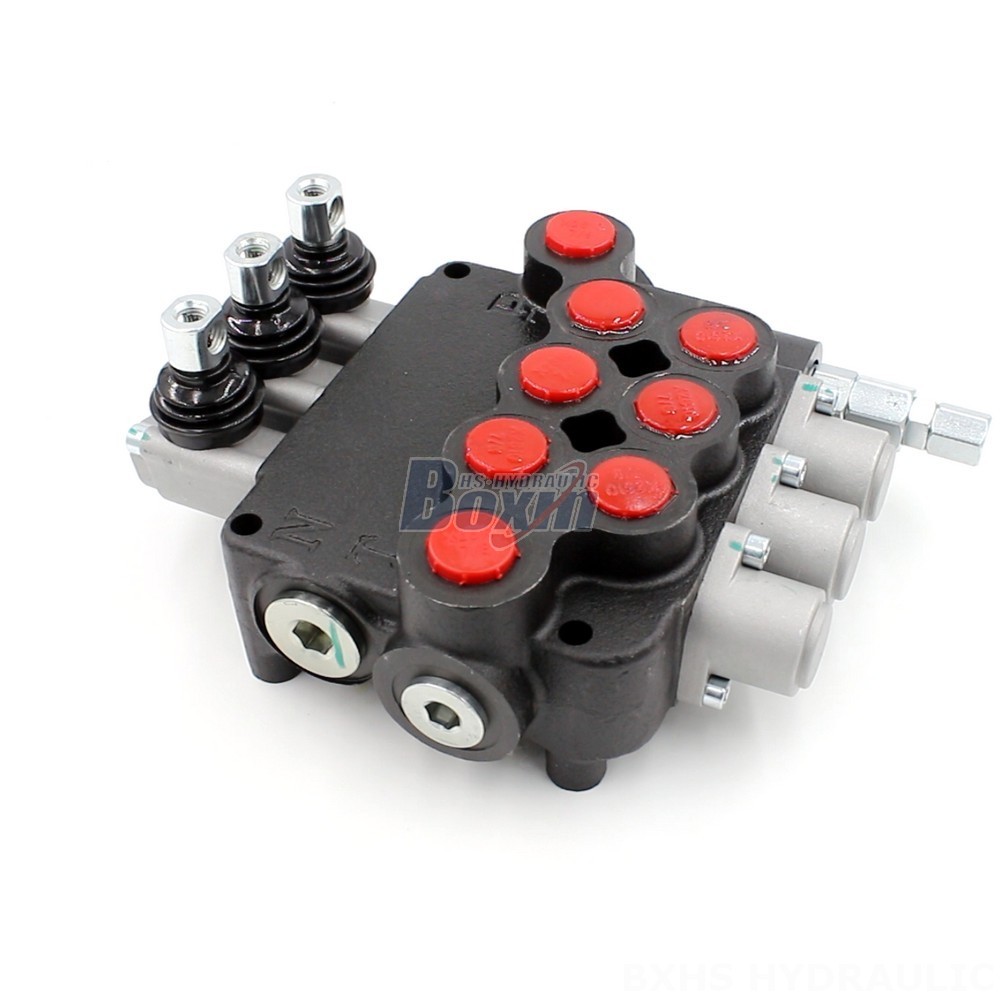 Hydraulic Flow Diverter Private Label Hydraulic Valves: P80-U78-3OT Manual Directional Valve cover photo