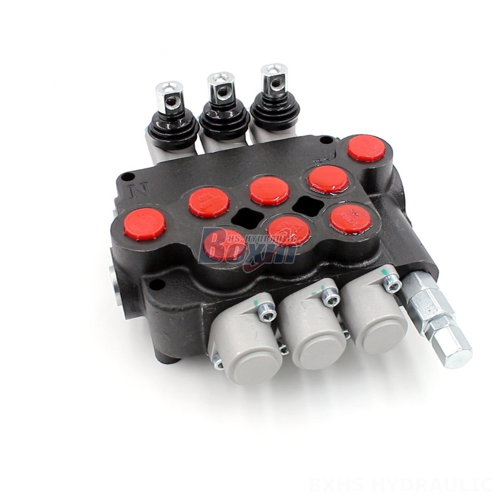Hydraulic Flow Diverter Private Label Hydraulic Valves: P80-U78-3OT Manual Directional Valve main image