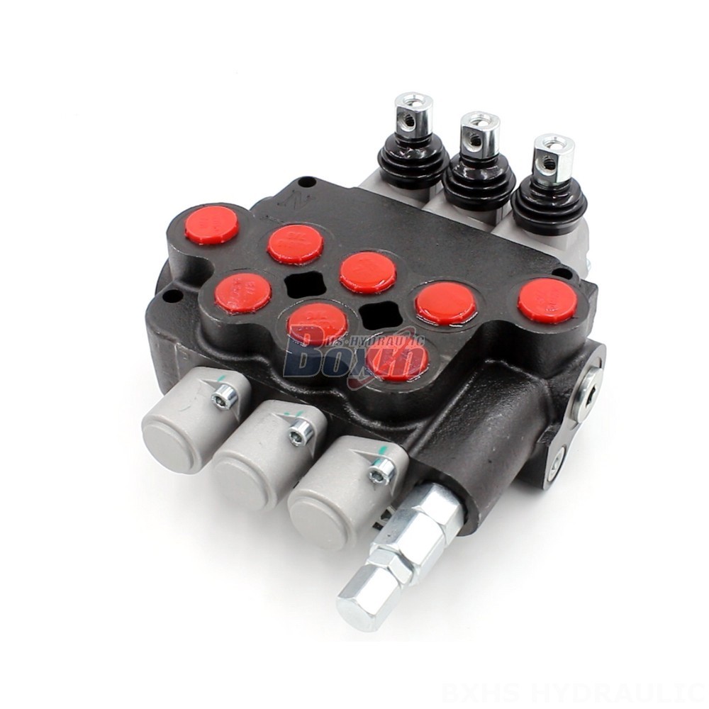 Hydraulic Flow Diverter Private Label Hydraulic Valves: P80-U78-3OT Manual Directional Valve main image