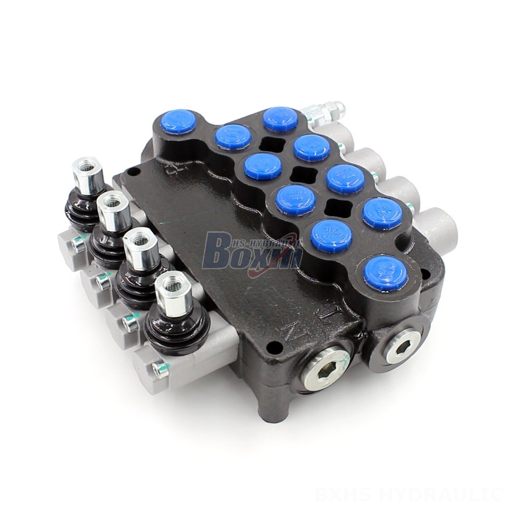 Hydro Control Hydraulic Valves Hydraulic Control Valve, 4-Spool, Manual Operation - P80-U78-4OT cover photo