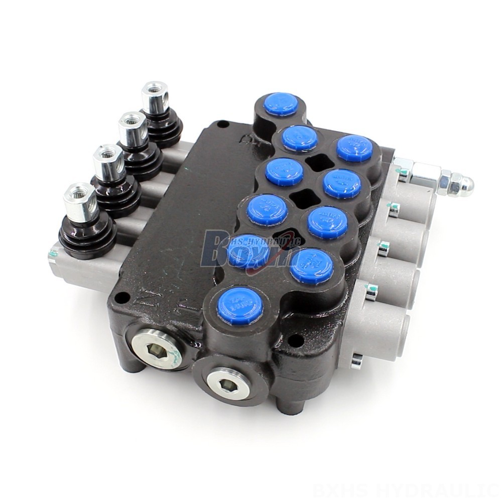 Hydro Control Hydraulic Valves Hydraulic Control Valve, 4-Spool, Manual Operation - P80-U78-4OT main image