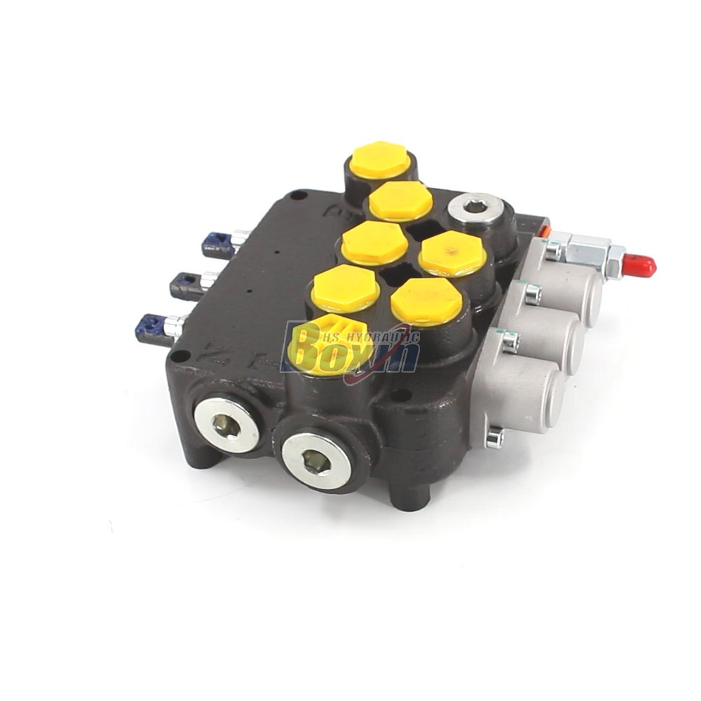 80L/min 3 Spool Monoblock Directional Control Valve P80A-G-BT-2OT cover photo