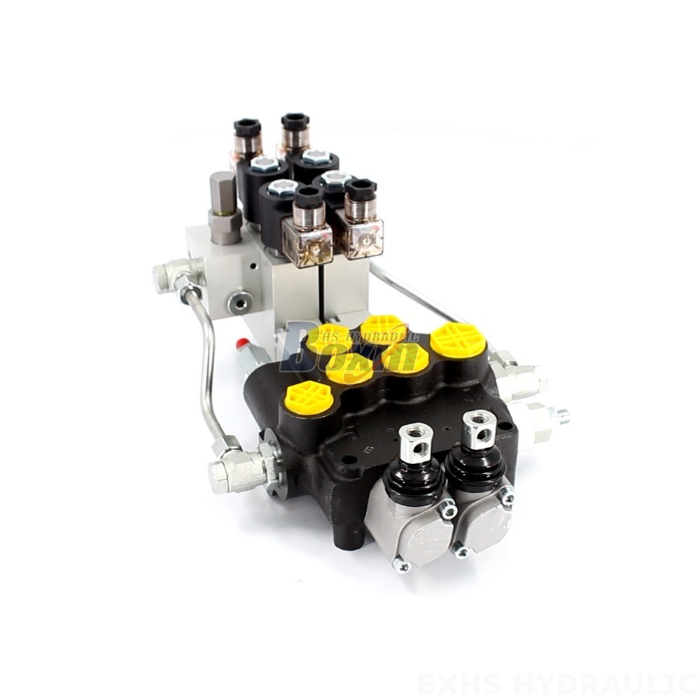 Hydraulic Steering Valve 2 Levers High-Efficiency P80 Valve for Demanding Hydraulic Applications cover photo