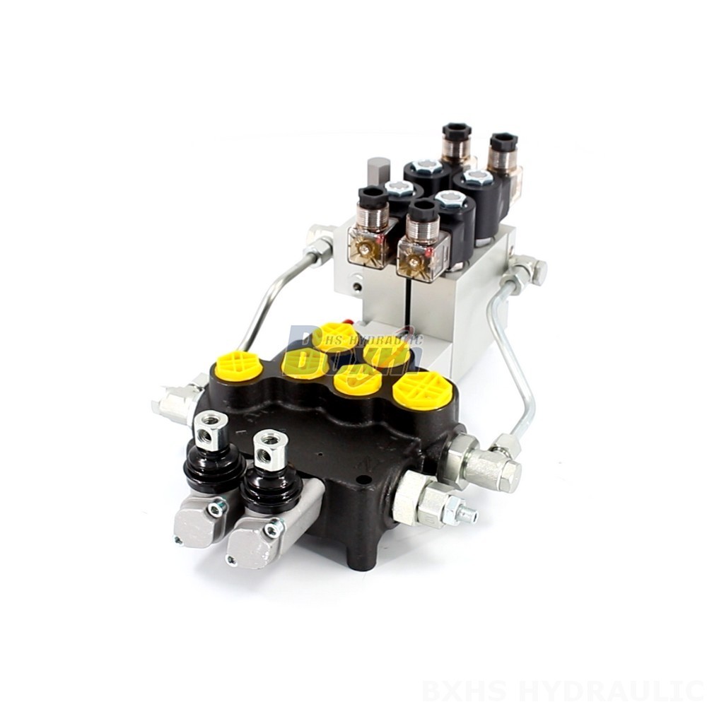 Hydraulic Steering Valve 2 Levers High-Efficiency P80 Valve for Demanding Hydraulic Applications main image