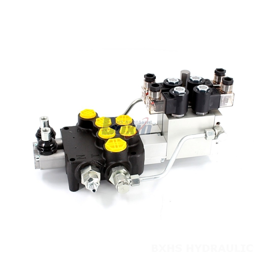 Hydraulic Steering Valve 2 Levers High-Efficiency P80 Valve for Demanding Hydraulic Applications main image