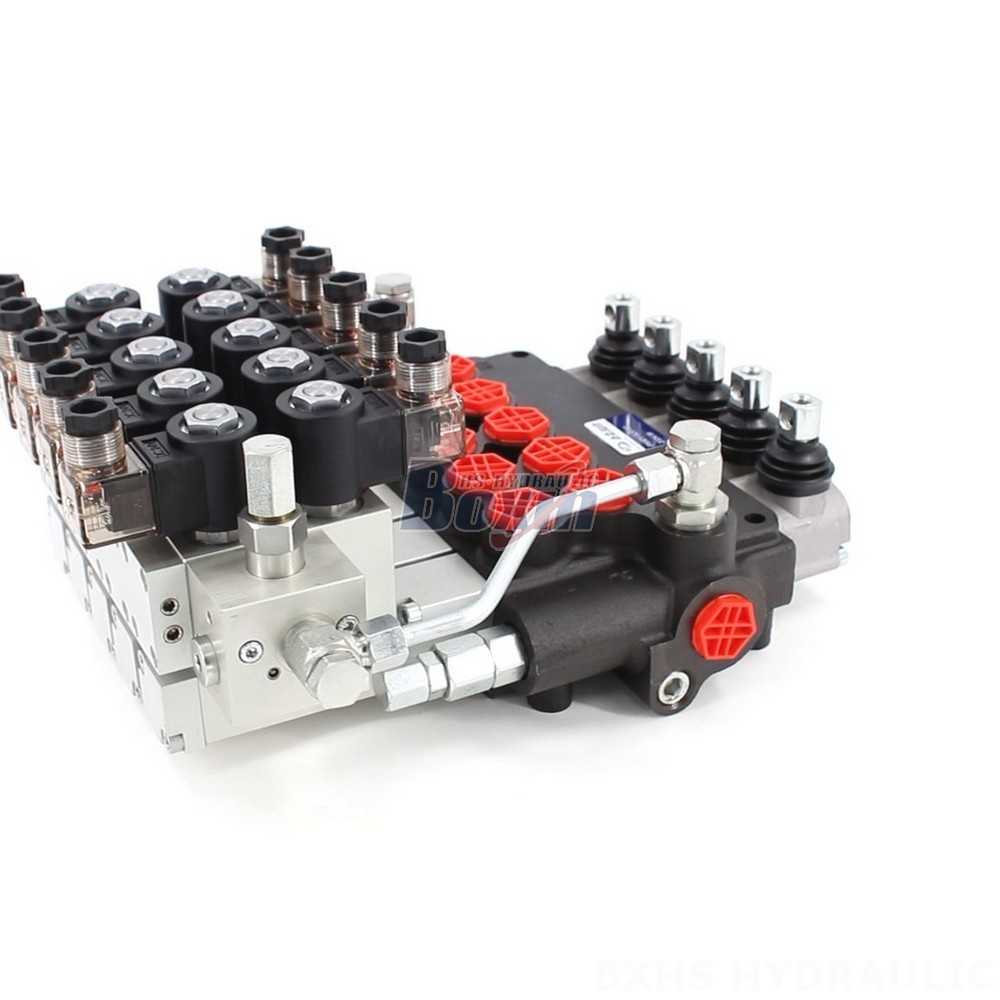 P80 5-Spool Monoblock Directional Valve: Electro-Hydraulic Control, Factory Supply main image