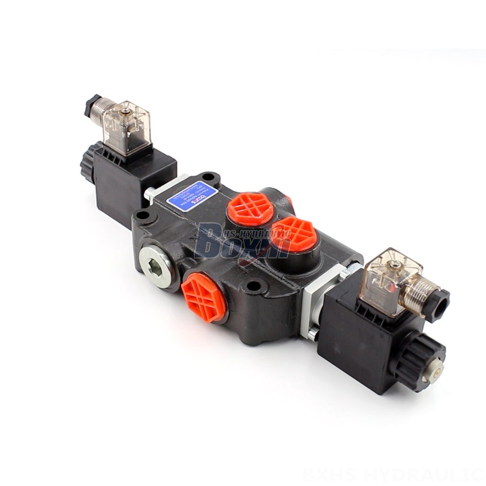 Hydraulic Valve Bank 2 Section Solenoid Directional Control Valve - P80 Series | Wholesale & OEM main image