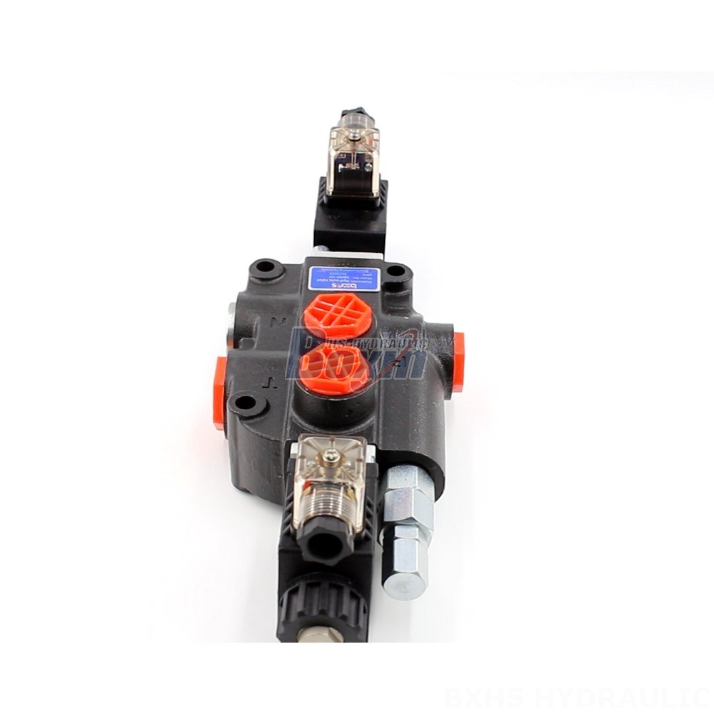 Hydraulic Valve Bank 2 Section Solenoid Directional Control Valve - P80 Series | Wholesale & OEM main image