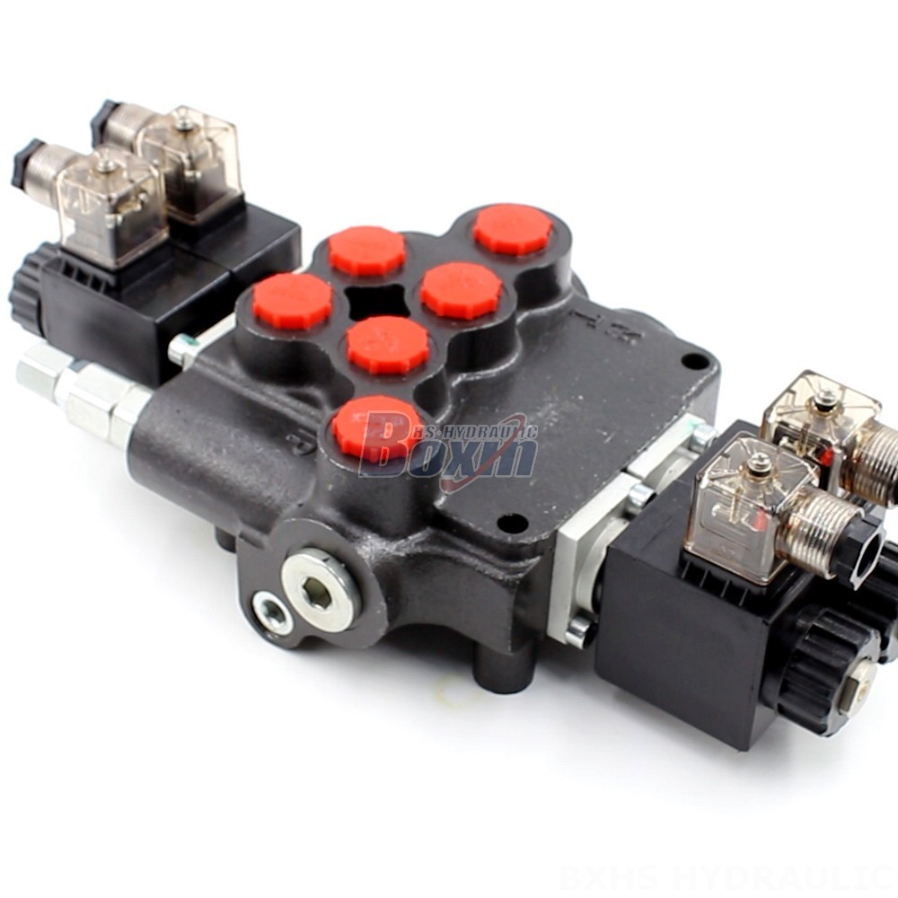 Two Output Hydraulic Levers 2-Spool Hydraulic Valve | P80 Model | Factory Direct & Customizable cover photo