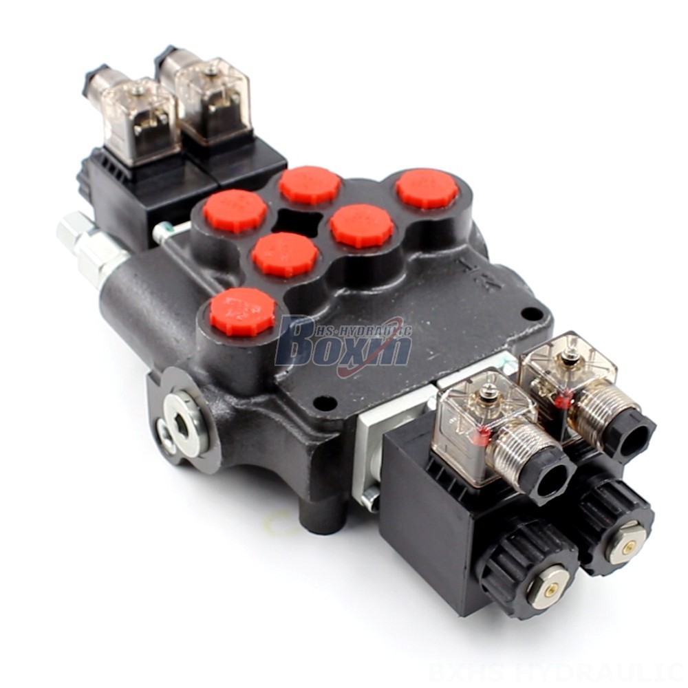 Hydraulic Selector Valve 3 Way Manual Monoblock Directional Valve - P80 Series | Wholesale & OEM main image
