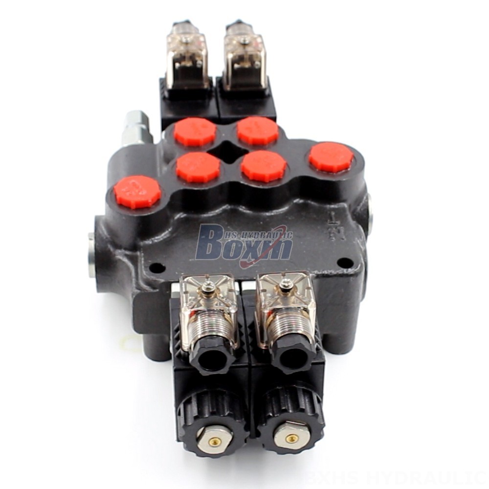 Two Output Hydraulic Levers 2-Spool Hydraulic Valve | P80 Model | Factory Direct & Customizable main image