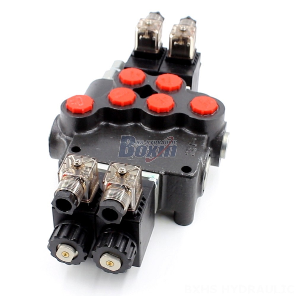 Hydraulic Selector Valve 3 Way Manual Monoblock Directional Valve - P80 Series | Wholesale & OEM main image