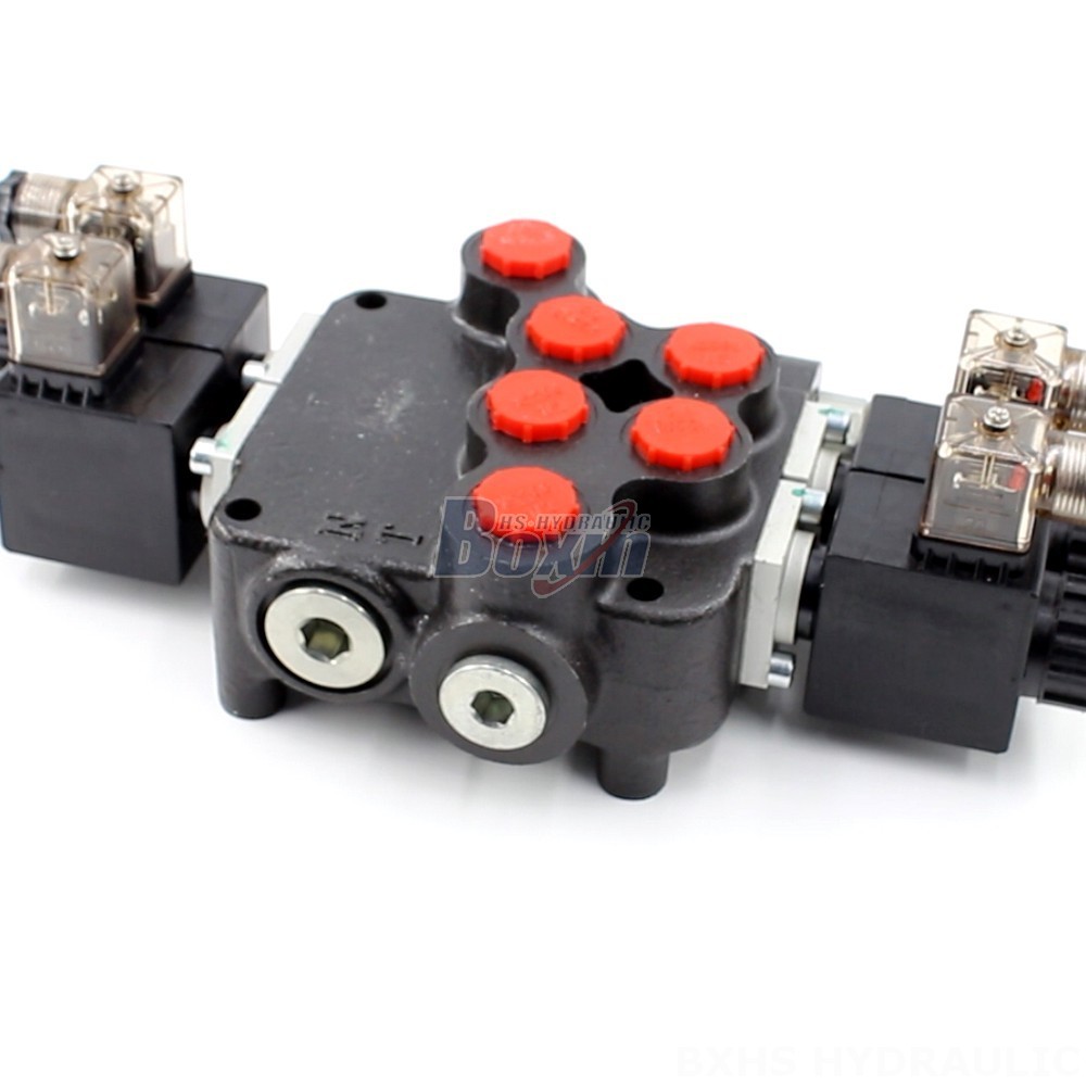 Hydraulic Spare Valve Distributors Wanted: P80 Solenoid 2 Spool Monoblock Directional Valves main image