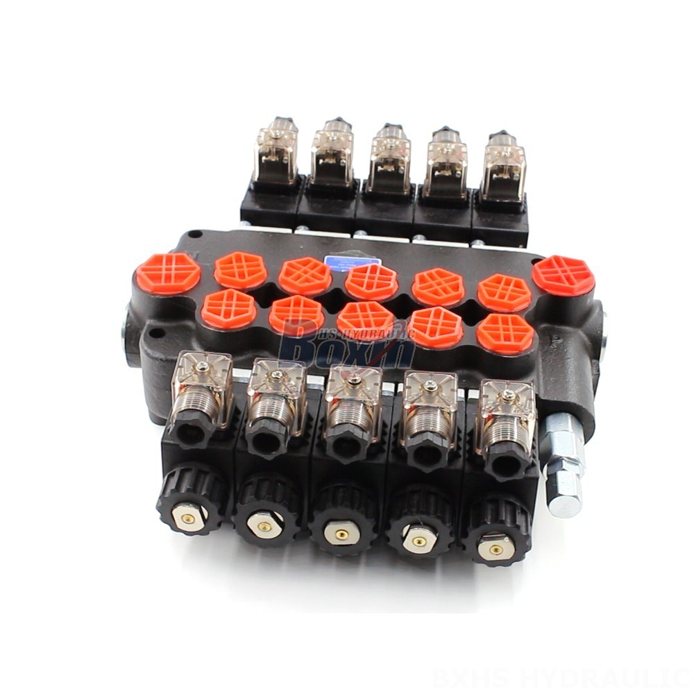 Hydraulic Valve Spool Types 5-Spool Hydraulic Valve | P80 Model | Factory Direct & Customizable cover photo