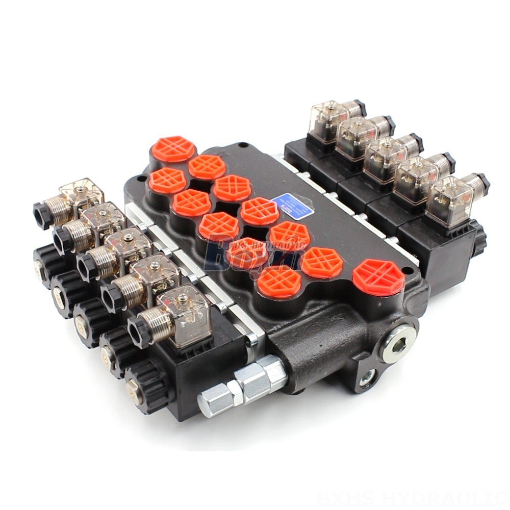 Hydraulic Valve Spool Types 5-Spool Hydraulic Valve | P80 Model | Factory Direct & Customizable main image