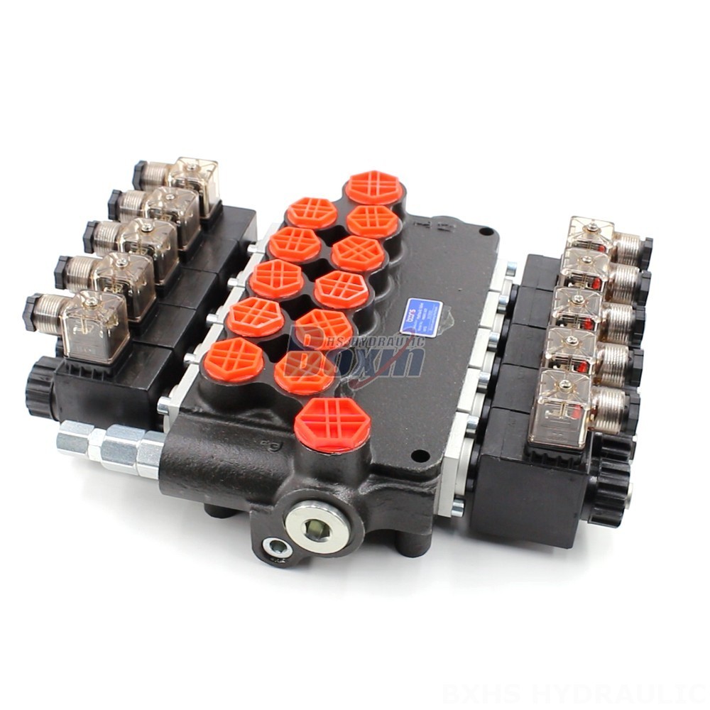 Hydraulic Valve Spool Types 5-Spool Hydraulic Valve | P80 Model | Factory Direct & Customizable main image