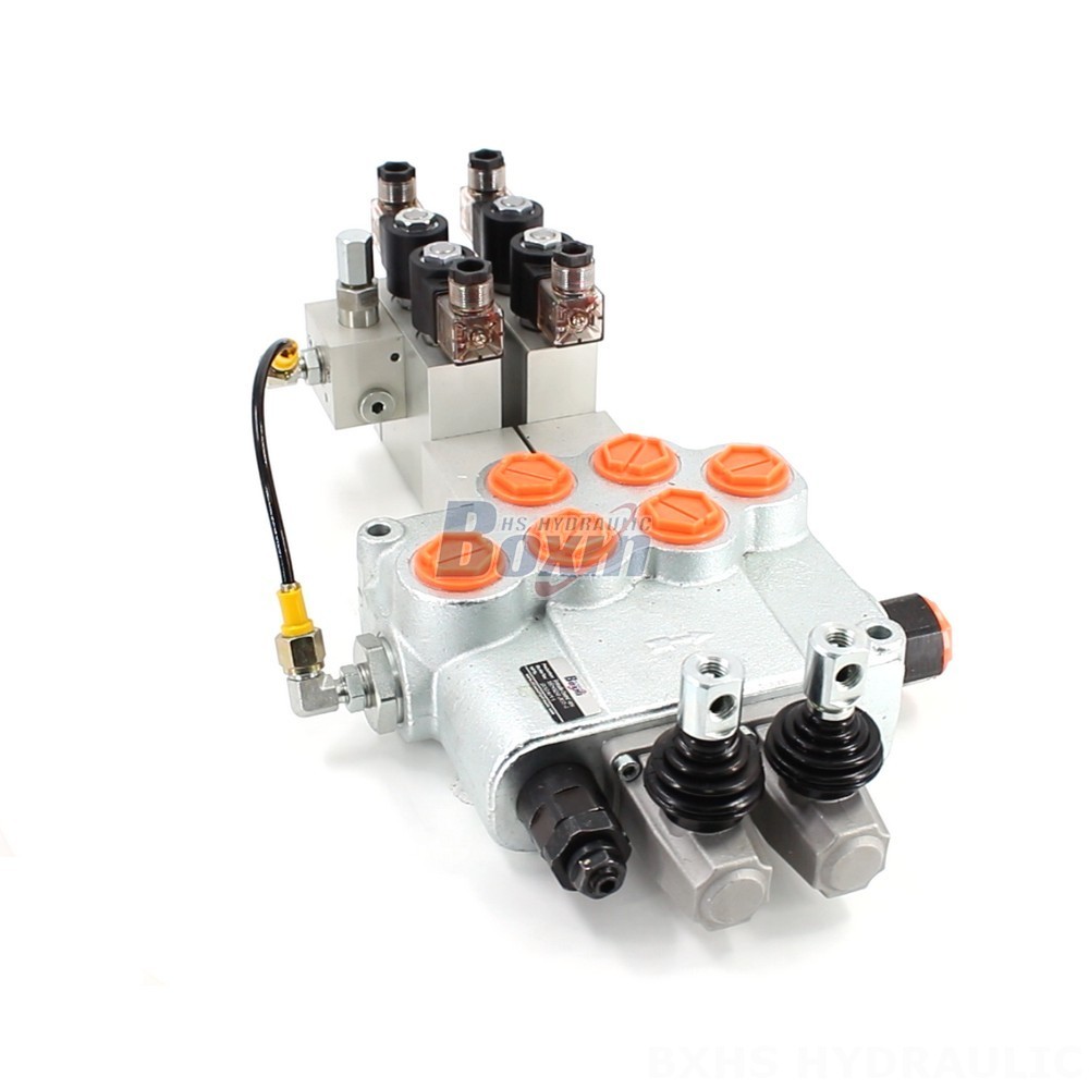 SD18 Electric 2 Spool Monoblock Valve: OEM & ODM Services Available main image