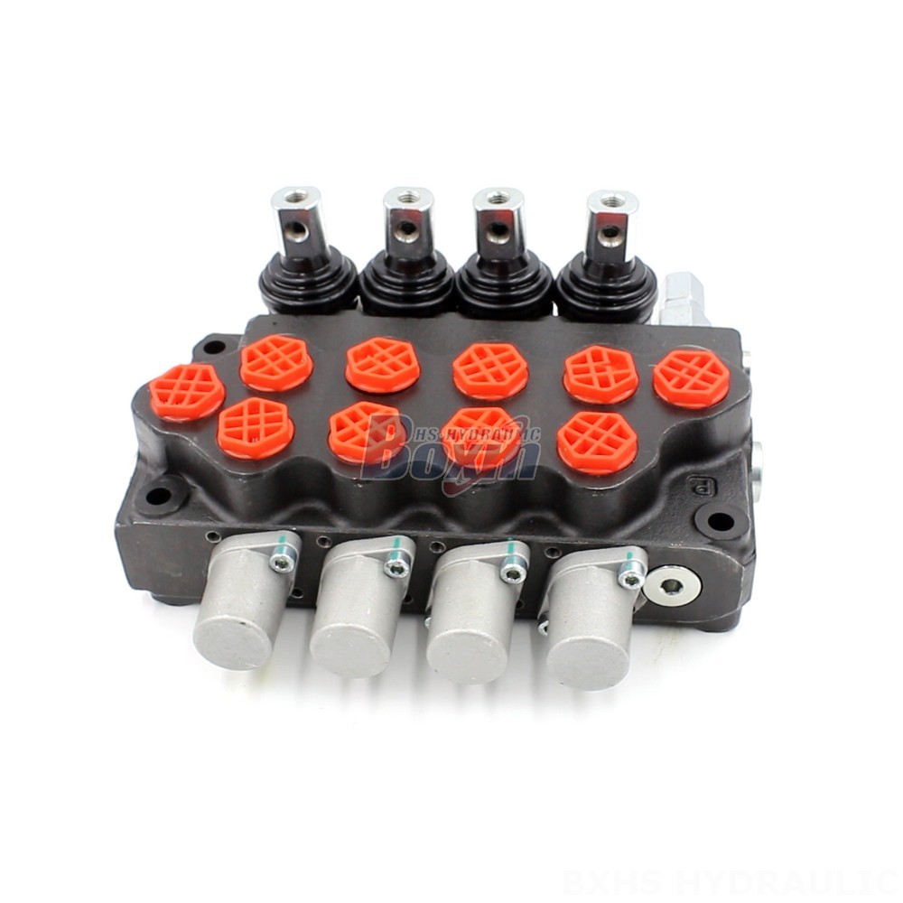 SD5-G38 Manual 4 Spool Monoblock Directional Valve | Hydraulic Manufacturer main image