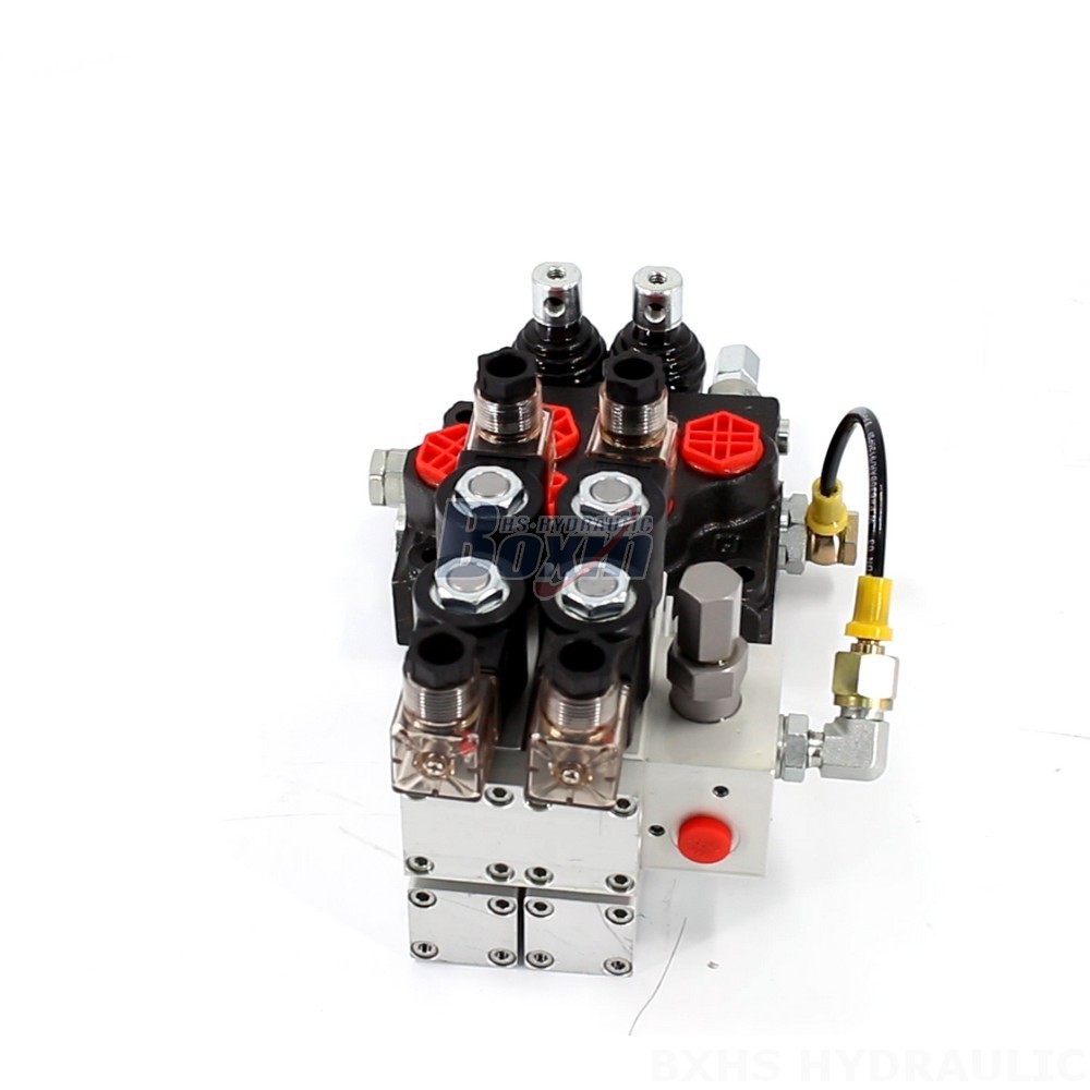 Precision SD5 Electro-hydraulic 2 Spool Monoblock Directional Valve Supplier cover photo
