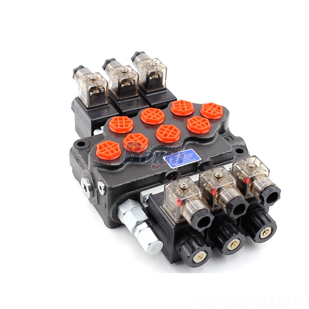 4 Way 2 Position Direction Control Valve 3 Spool Hydraulic Valve - SD5 Series | Wholesale & OEM main image