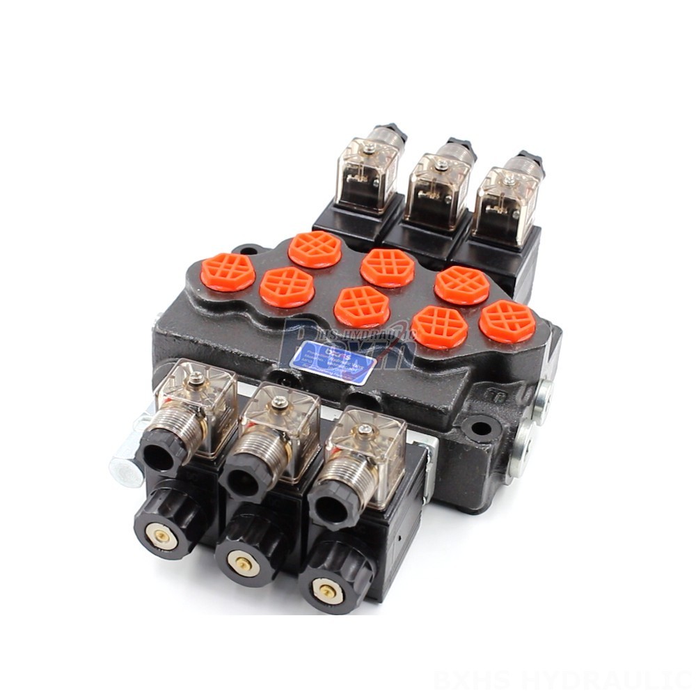 4 Way 2 Position Direction Control Valve 3 Spool Hydraulic Valve - SD5 Series | Wholesale & OEM main image