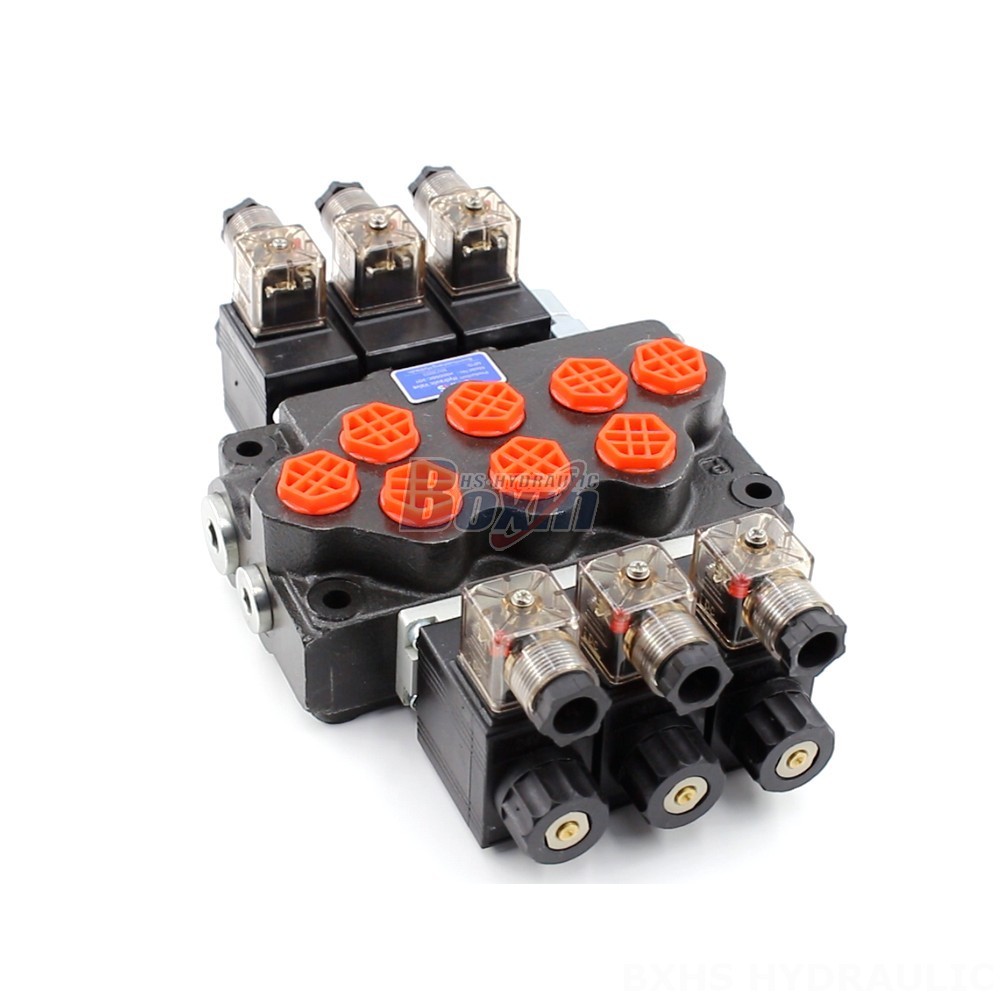 Flow Control Valve In Hydraulic System Factory Supply: SD5 3 Spool Valve Direct from the Source main image