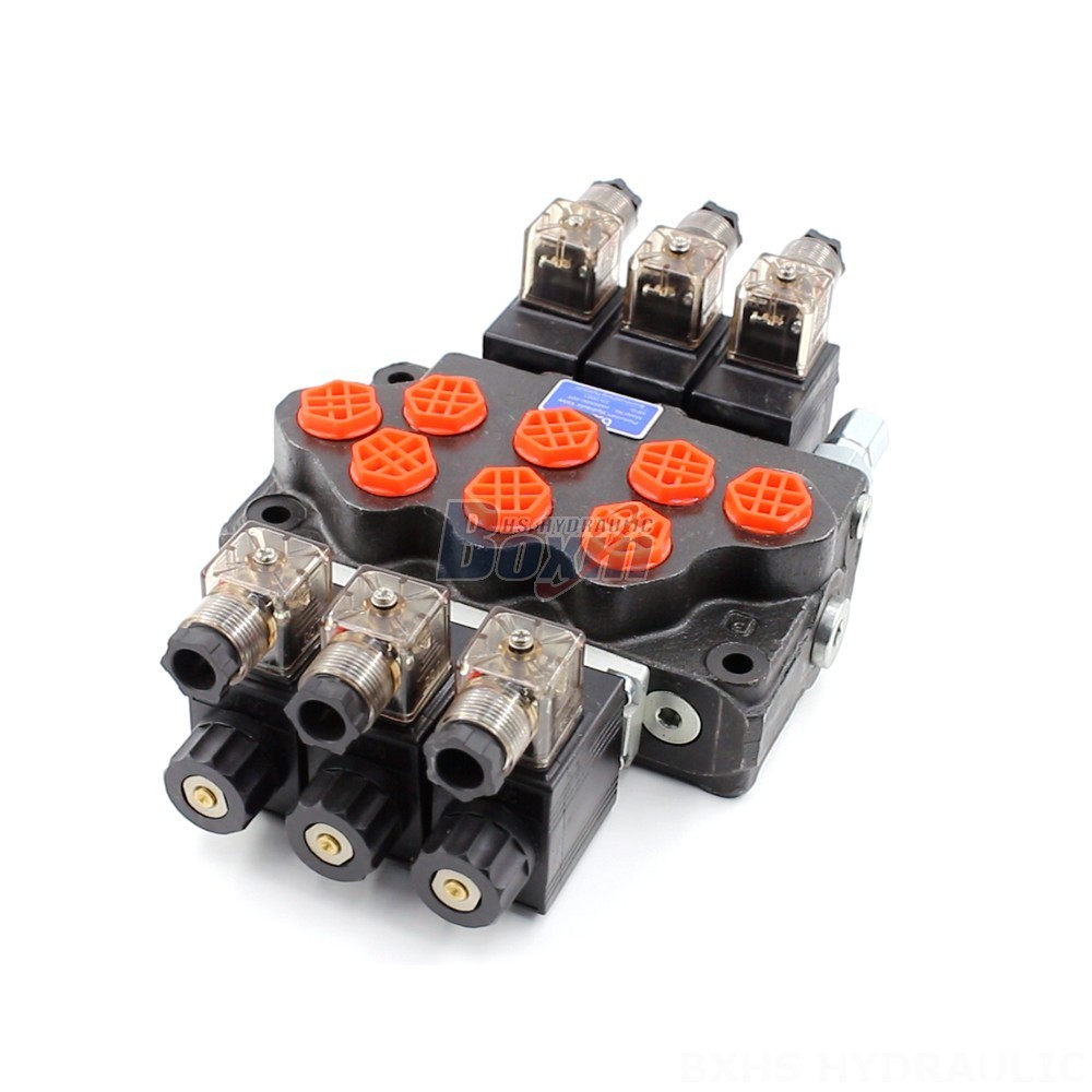 Flow Control Valve In Hydraulic System Factory Supply: SD5 3 Spool Valve Direct from the Source main image