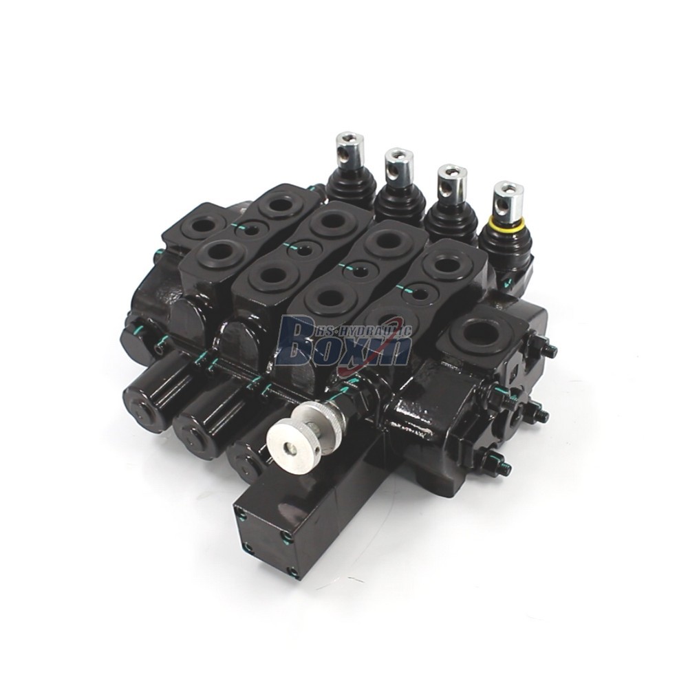 High Performance SD8-OTAMW Manual 4 Spool Sectional Valve cover photo