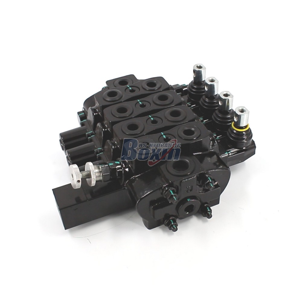 Factory Wholesale SD8-OTAMW Manual 4 Spool Sectional Directional Valve cover photo