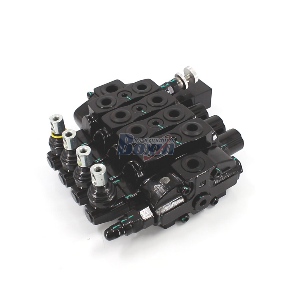 OEM and Custom SD8-OTAMW Manual 4 Spool Sectional Directional Valve with Private Label Services main image