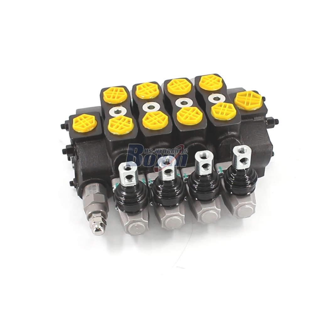 OEM/ODM Customization for SD8 Manual 4 Spool Sectional Directional Valve cover photo