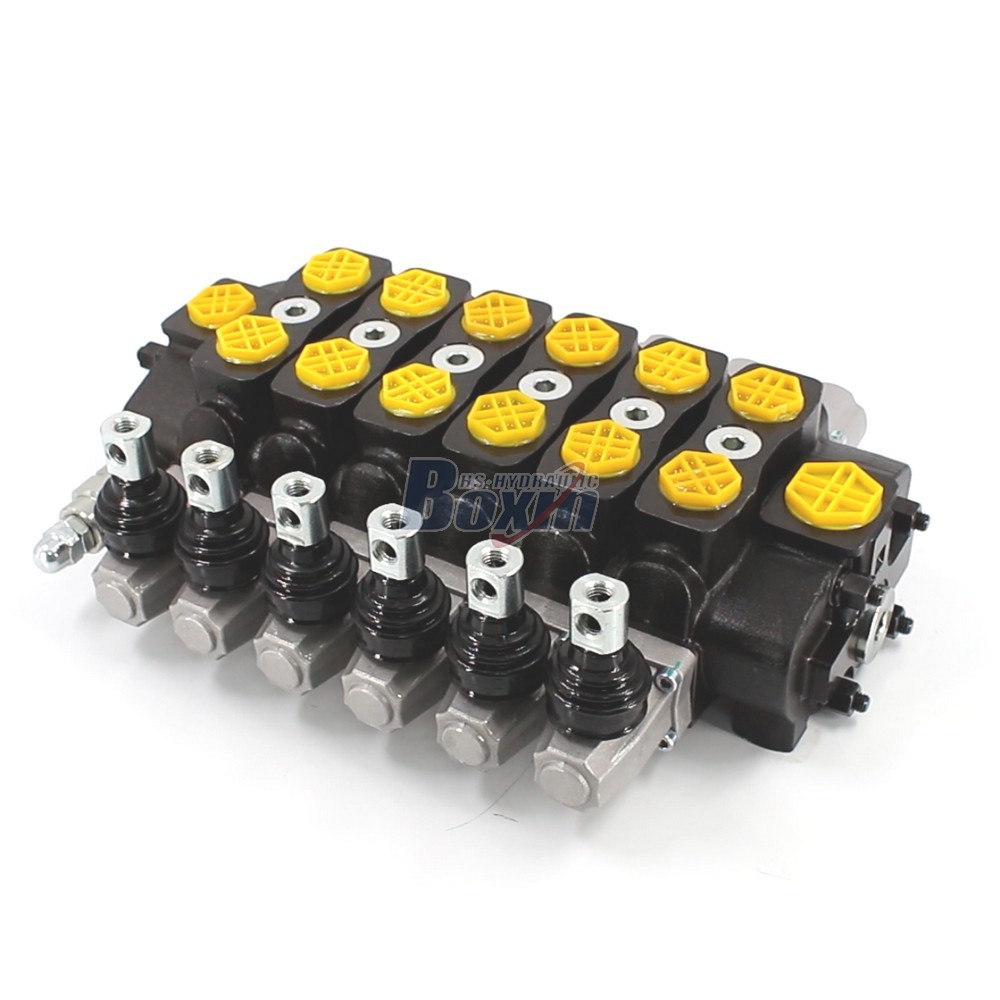 Manufacturer Price SD8 6 Spool Hydraulic Sectional Valve main image