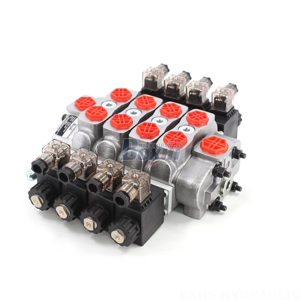 Direct from Factory: SD8 4-Spool Solenoid Hydraulic Directional Valve main image
