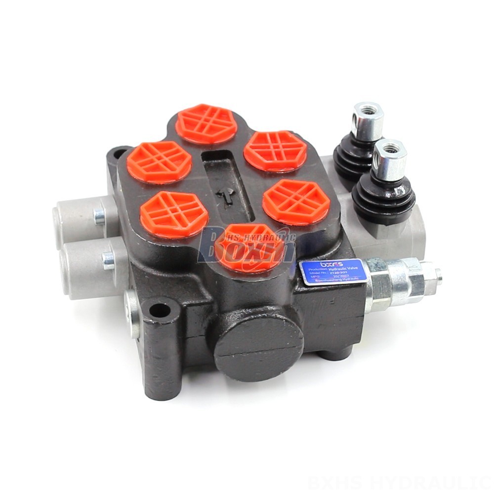4 Way Hydraulic Solenoid Valve ZT20 Manual 2 Spool Monoblock Directional Valve | Wholesale & OEM main image